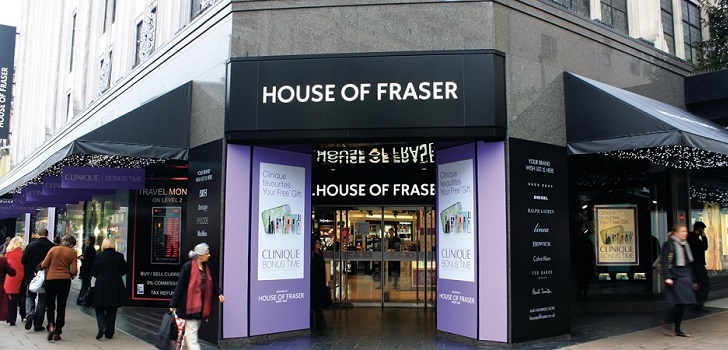 El nuevo dueño de House of Fraser cierra los tres primeros complejos un mes después de comprar la compañía